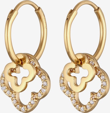 ELLI Náušnice – zlatá: přední strana