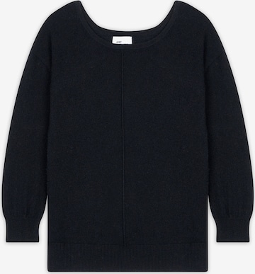 JUST CASHMEREPulover 'KAREN' - crna boja: prednji dio