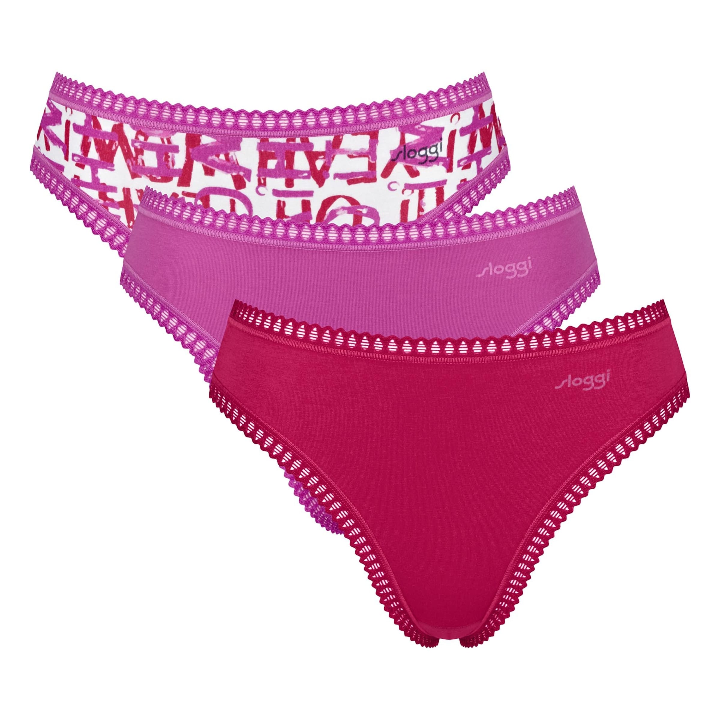 SLOGGI Kalhotky – pink: přední strana