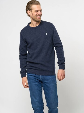 Pull-over 'Ketil' U.S. POLO ASSN. en bleu : devant