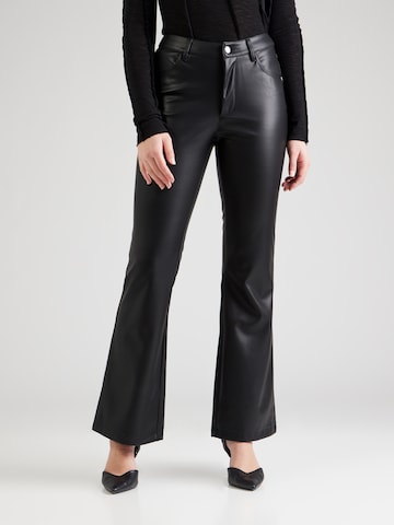 évasé Pantalon TOPSHOP en noir : devant
