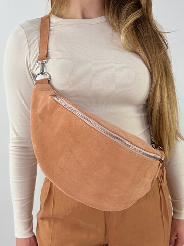 lePelou Fanny Pack 'VALENTINA XL' in Orange