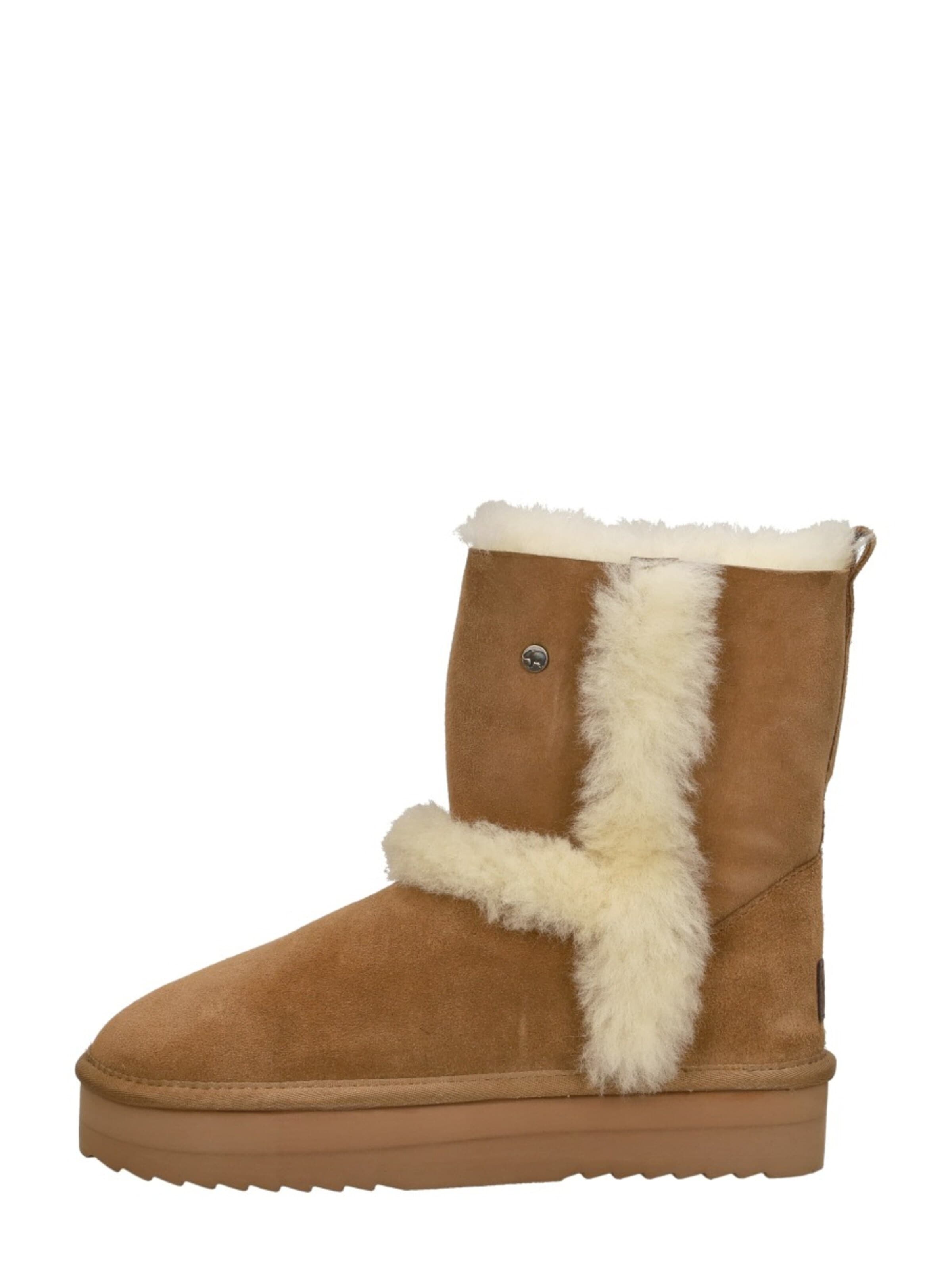 Warmbat Boots 'Kangeroo Plateau' in Brown: front