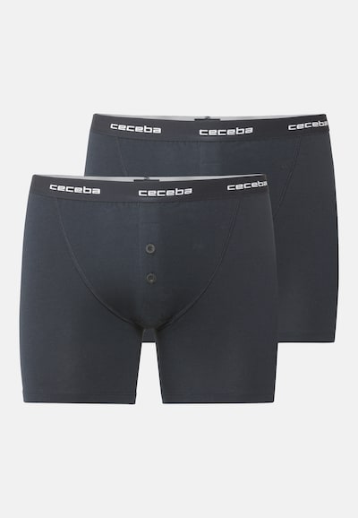 CECEBA Boxers em azul escuro / branco, Vista do produto