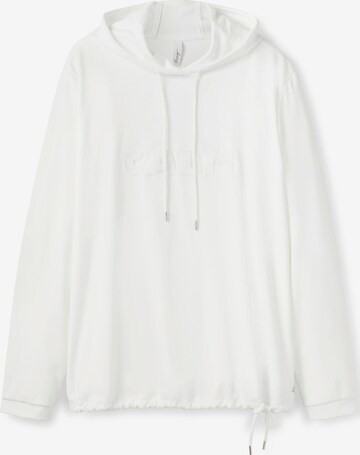 SHEEGO Sweatshirt in White: front