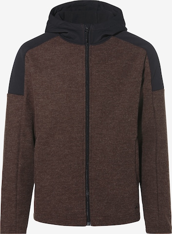 VAUDE Sweatjacke 'Tinshan II' in Braun: Vorderseite