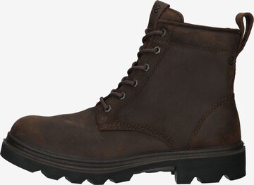 ECCO Lace-Up Ankle Boots in Brown