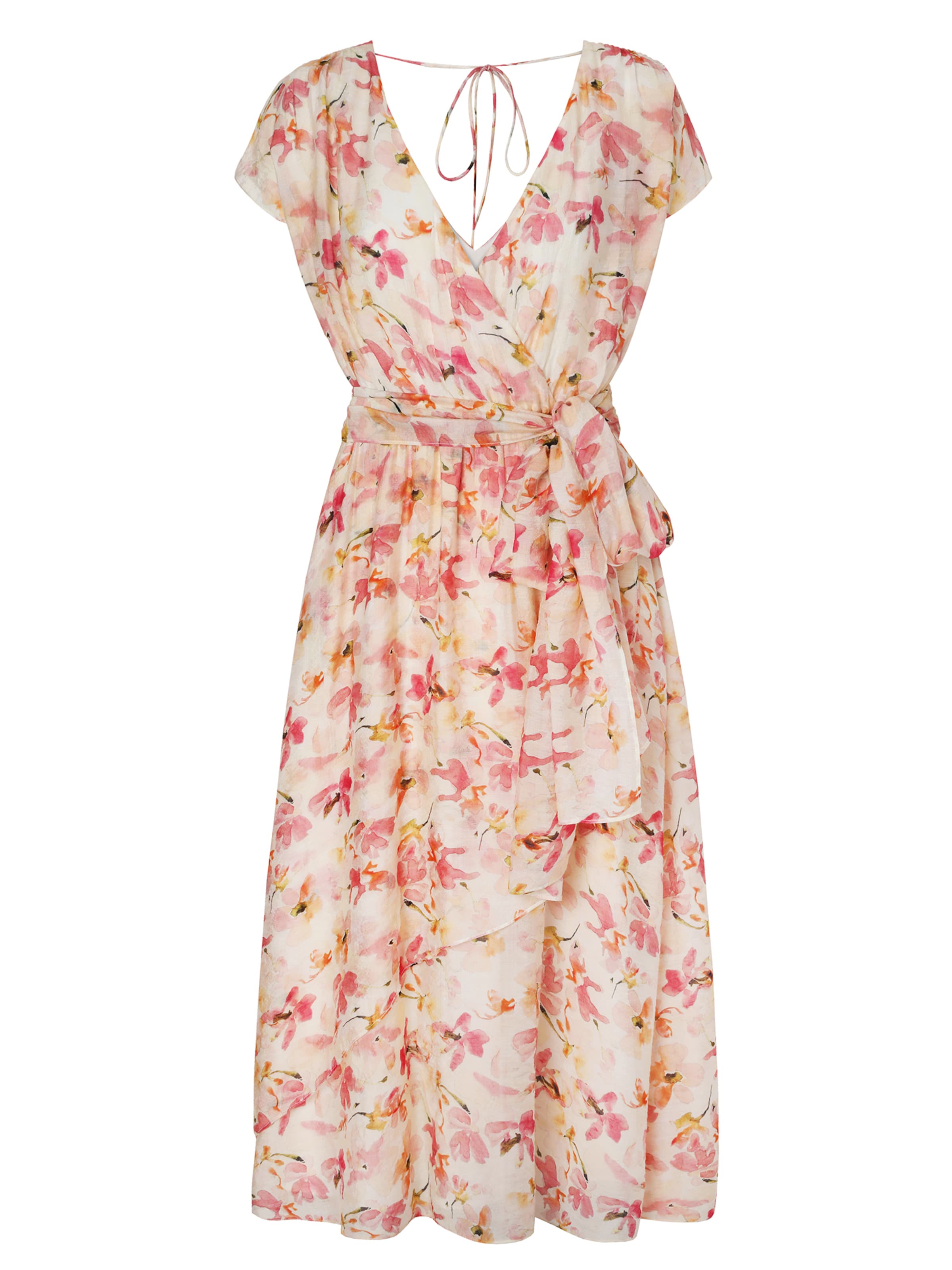 TATUUM Summer dress 'Salinna' in 34 in Pastel yellow / Pitaya / Wool white, Item view
