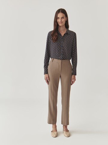 TATUUM Štandardný strih Nohavice s pukmi 'LANKA 1' - Hnedá