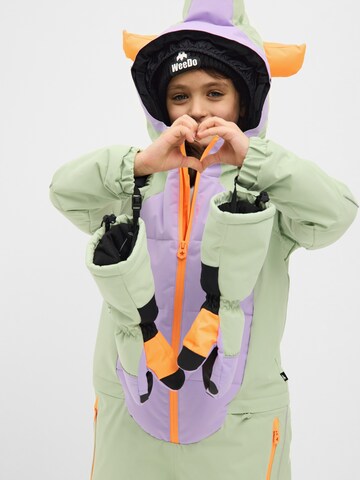 WeeDo Overall 'LILIDO MINT 26 Schneeanzug' in Green: front