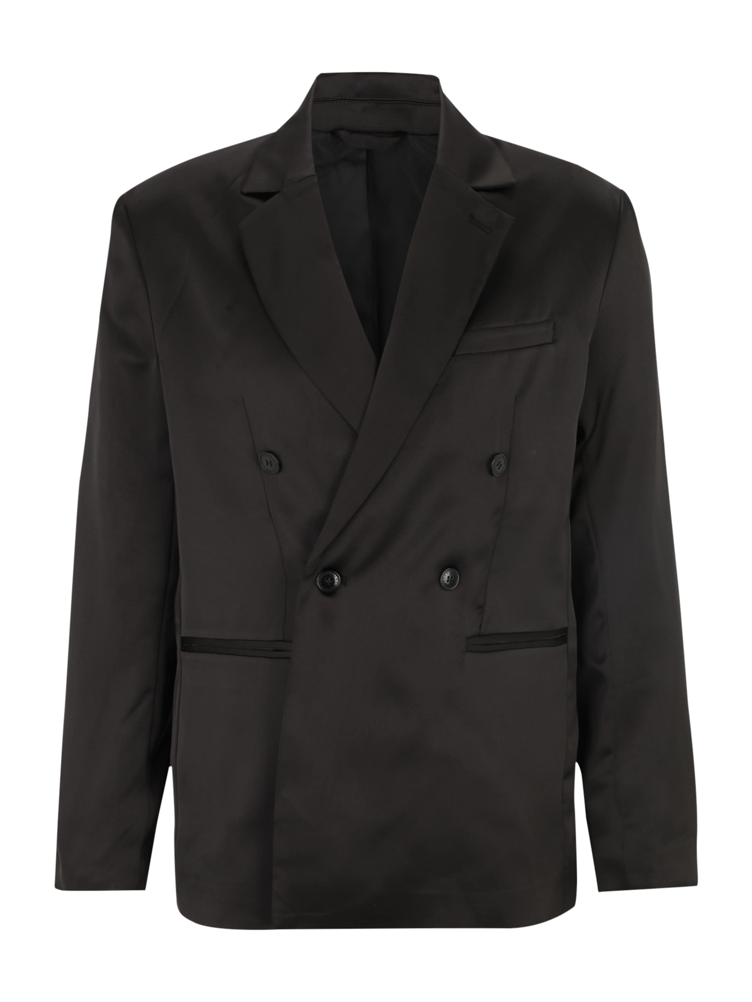 WEEKDAY Klasický střih Sako 'Roberto' – černá: přední strana