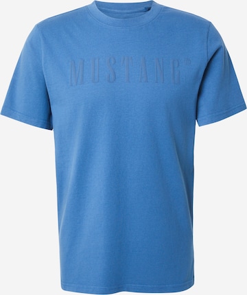 T-Shirt 'Austin' MUSTANG en bleu : devant