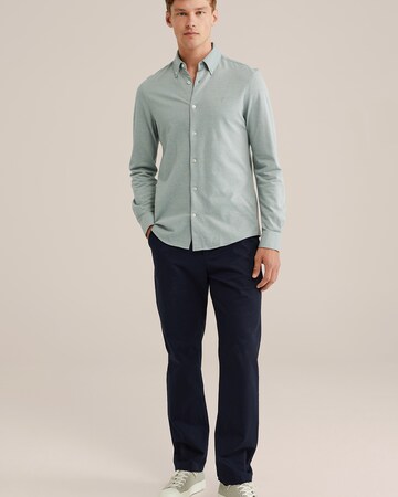 Coupe slim Chemise WE Fashion en vert
