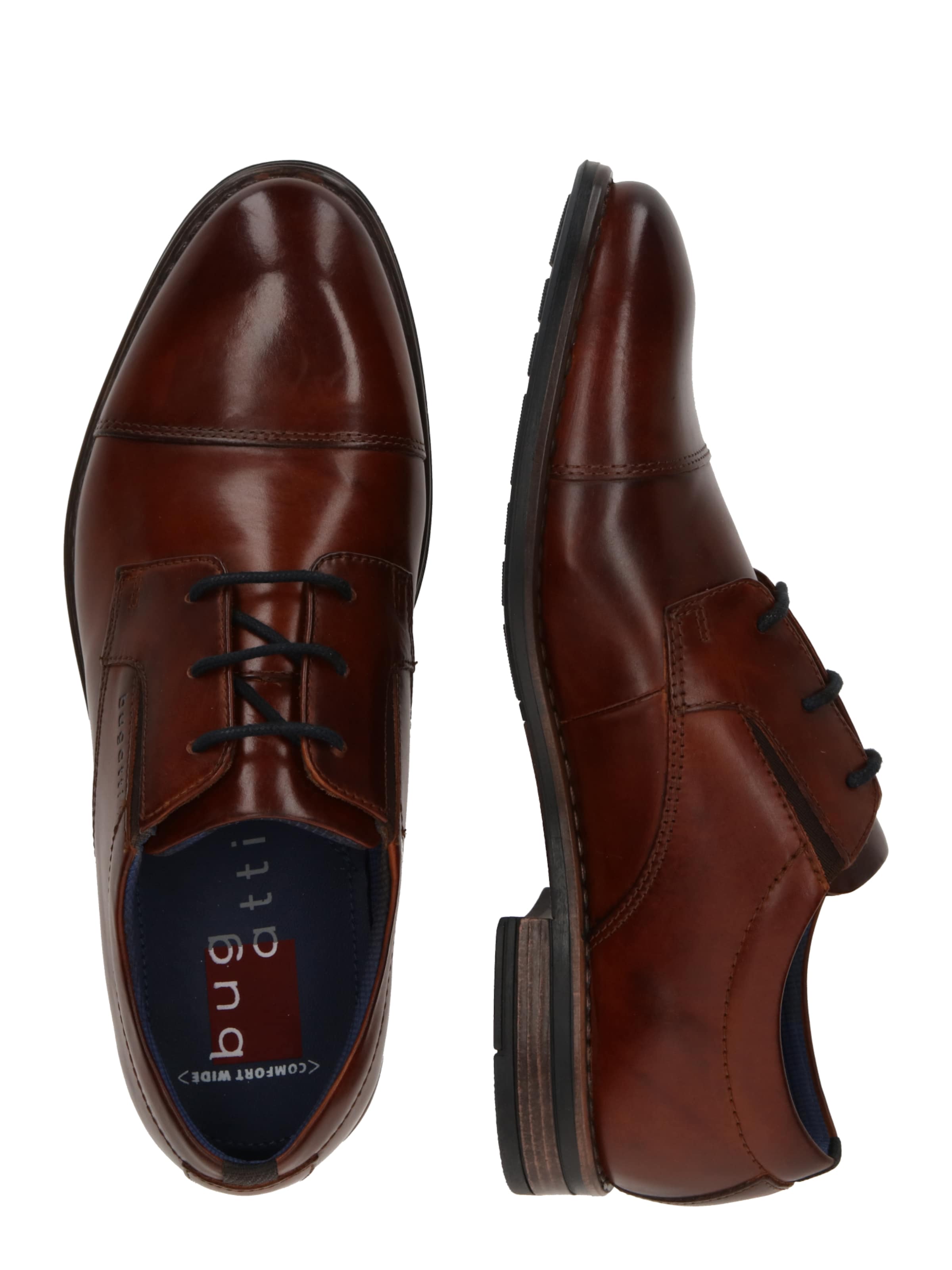 bugatti Nauhakengät 'Amros' värissä ruskea