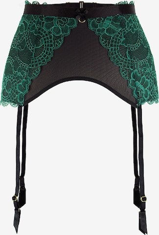 Porte-jarretelles 'Suspender' La Muel Lingerie en vert : devant