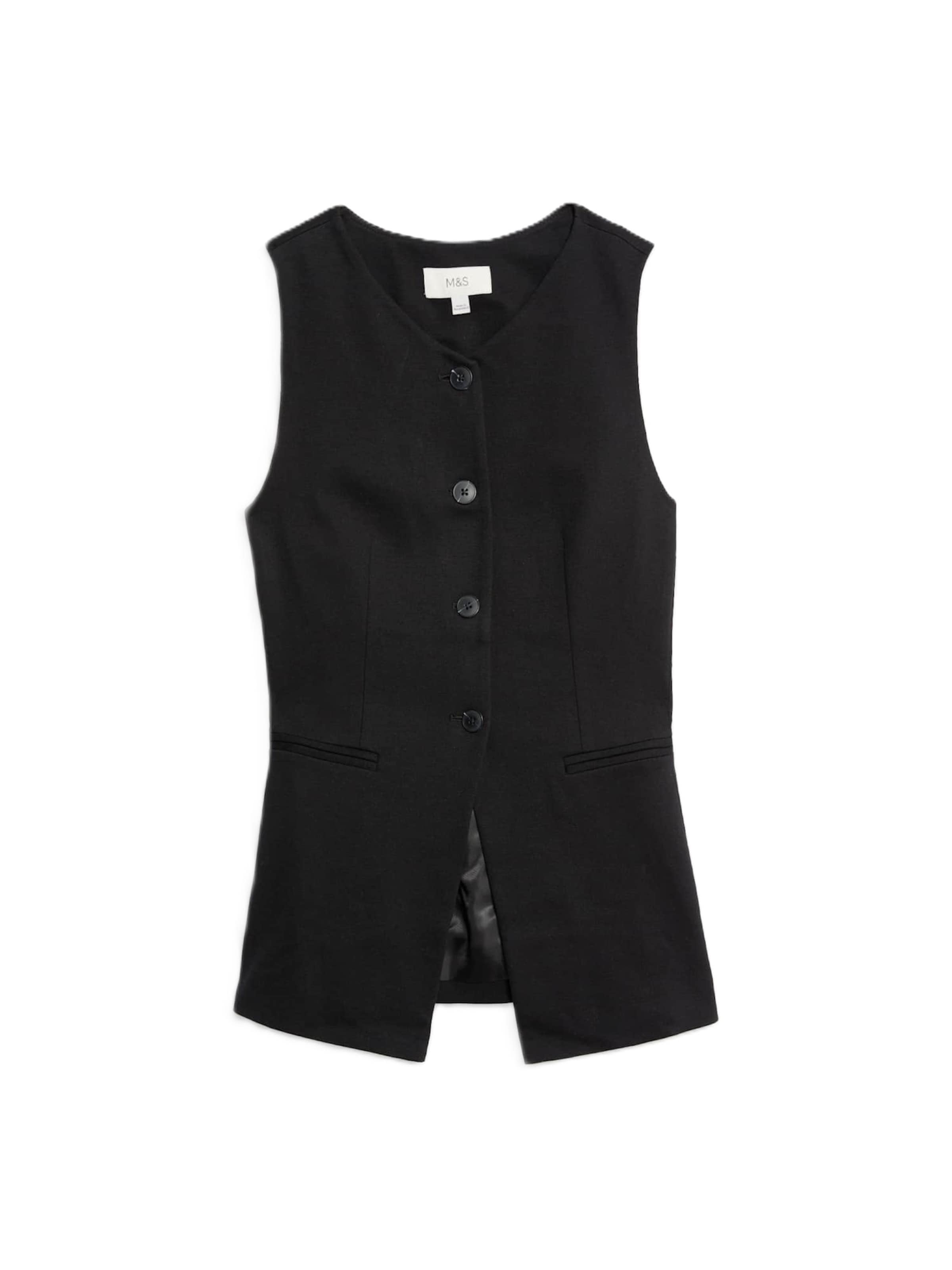Gilet Marks & Spencer en noir : devant