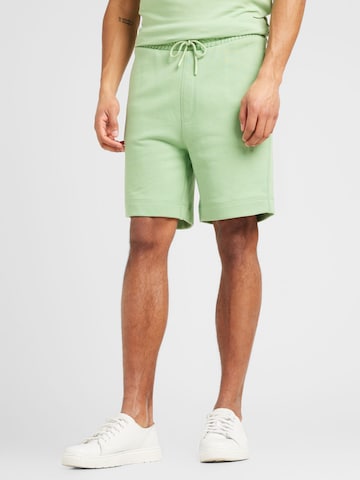 Regular Pantalon 'Sewalk' BOSS Orange en vert : devant