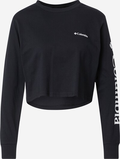 COLUMBIA Functioneel shirt 'North Cascades' in de kleur Zwart / Wit, Productweergave