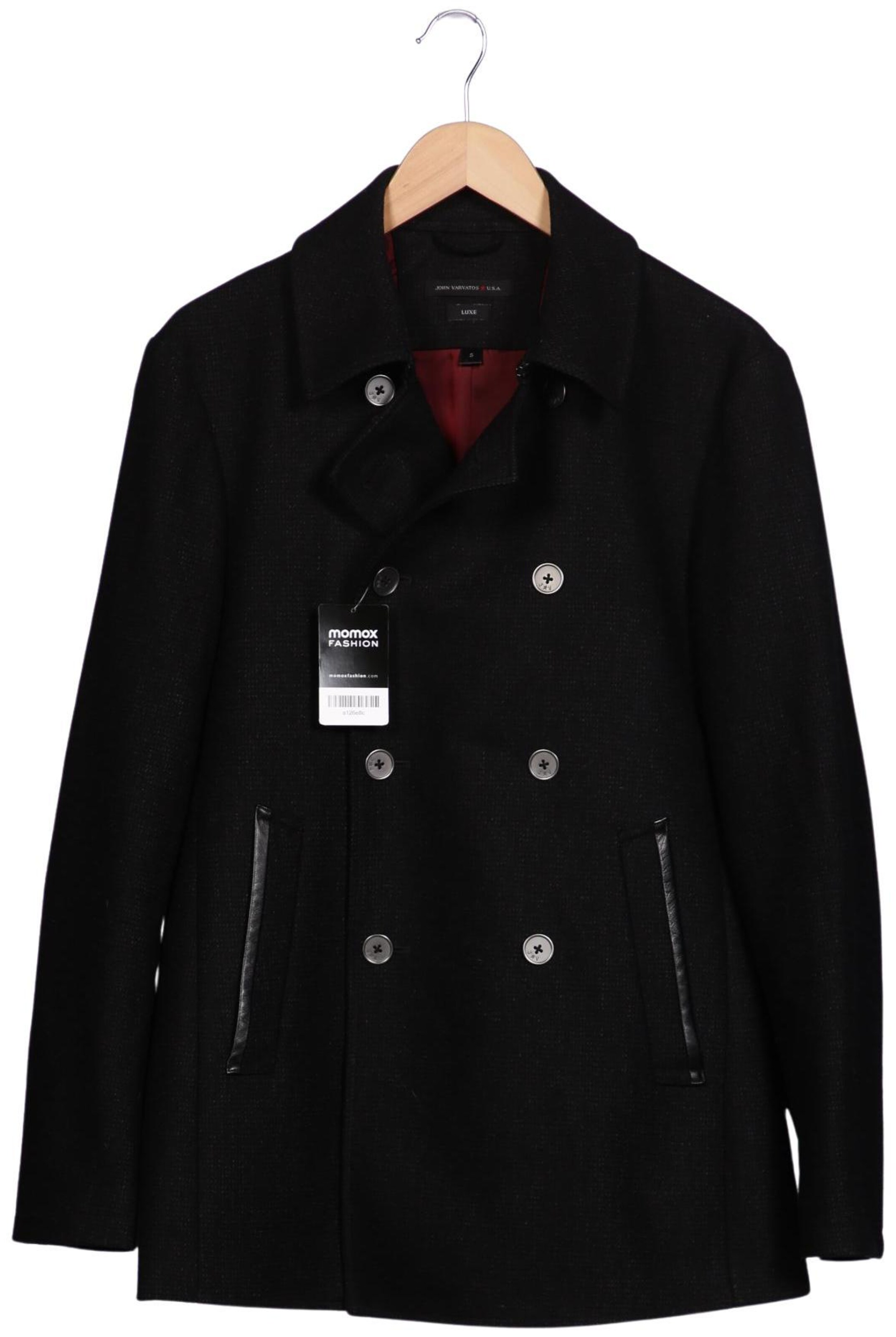 John Varvatos Jacket & Coat in S in Black: front