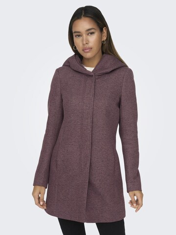 Manteau mi-saison 'Sedona' ONLY en marron : devant