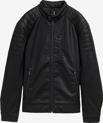 TOM TAILOR Prehodna jakna | črna barva: sprednja stran