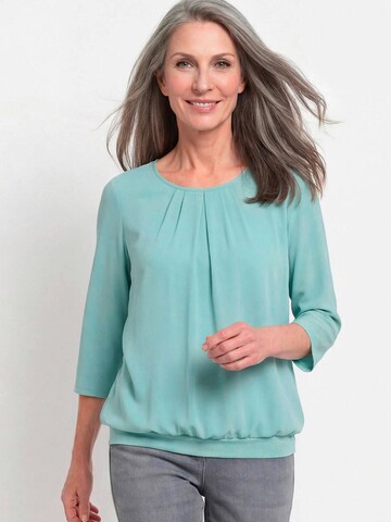 Goldner Bluse in Grün: Vorderseite