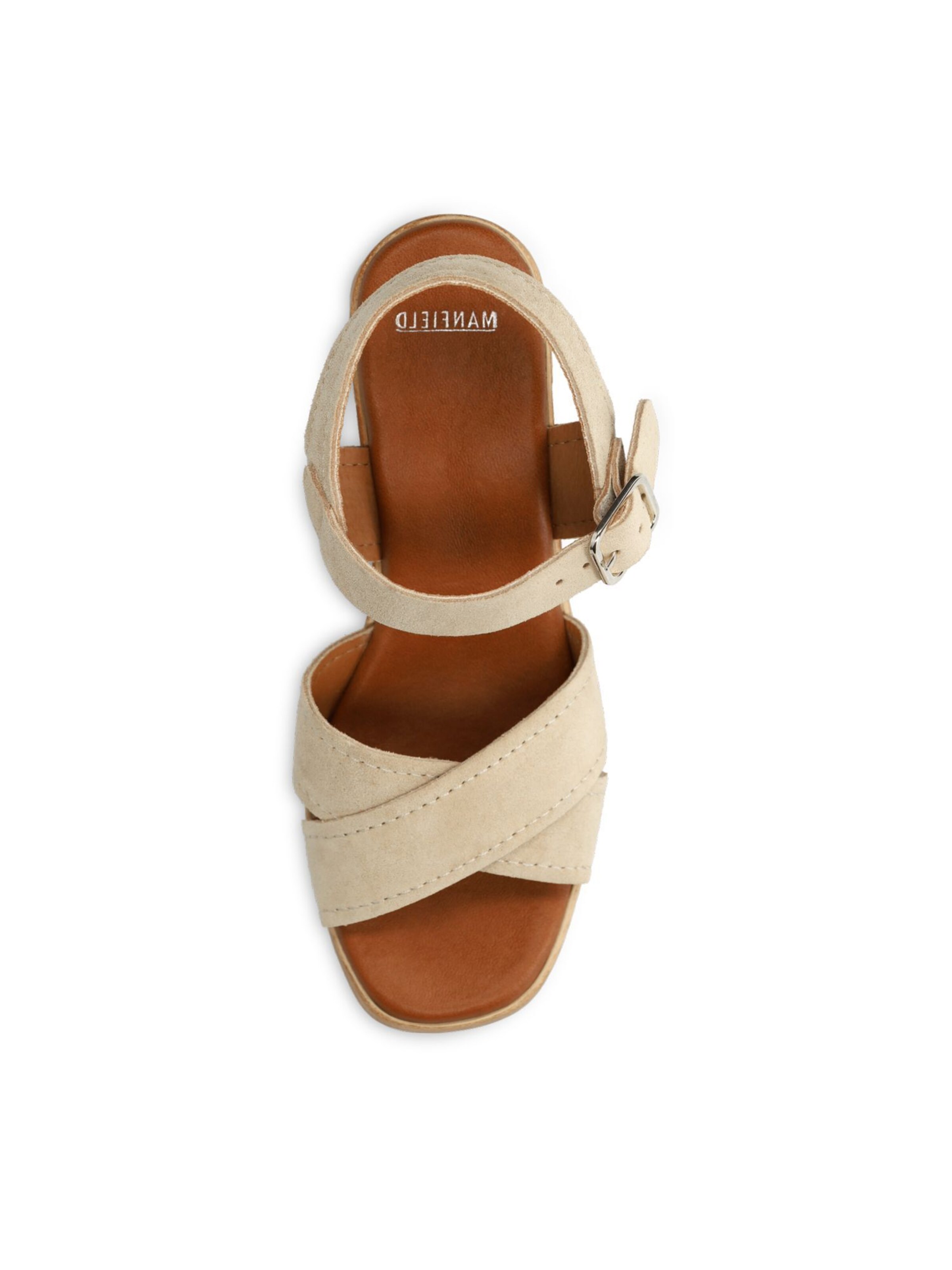 Sandales à lanières MANFIELD en beige