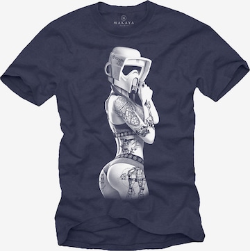 MAKAYA Shirt in Blue: front