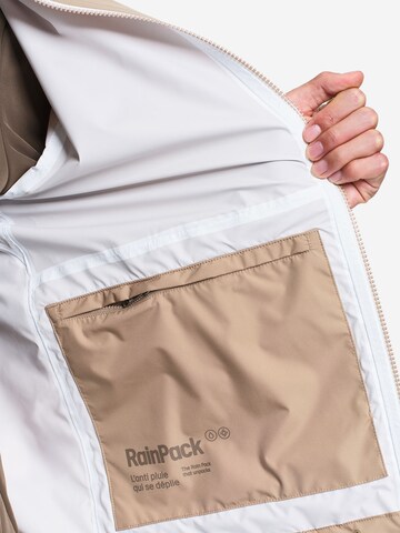AIGLE Funktionsjakke 'Rainpack 70' i beige