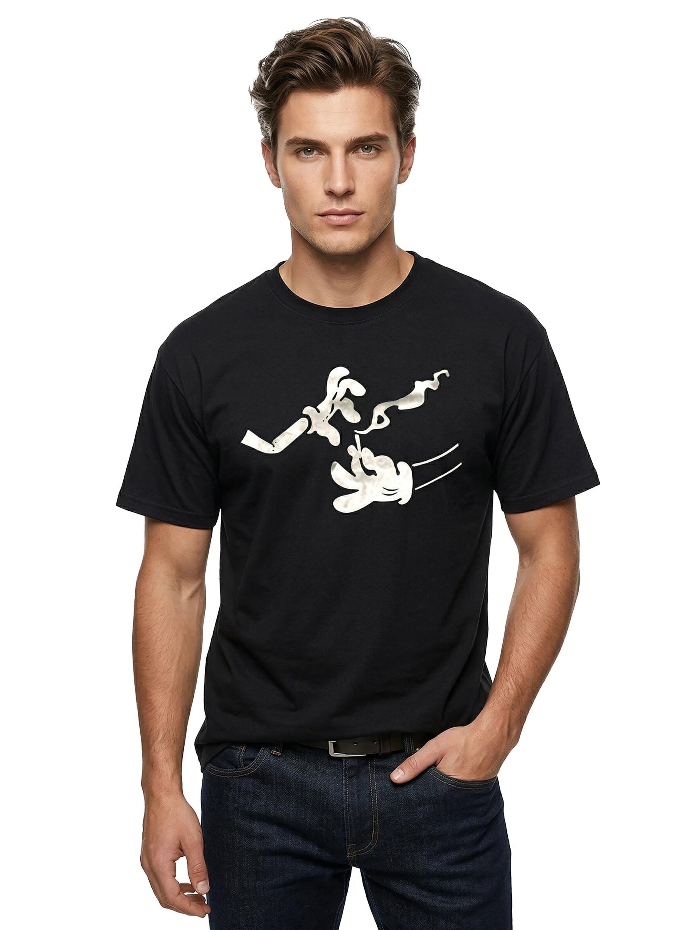 MAKAYA Shirt 'Splif' in Black