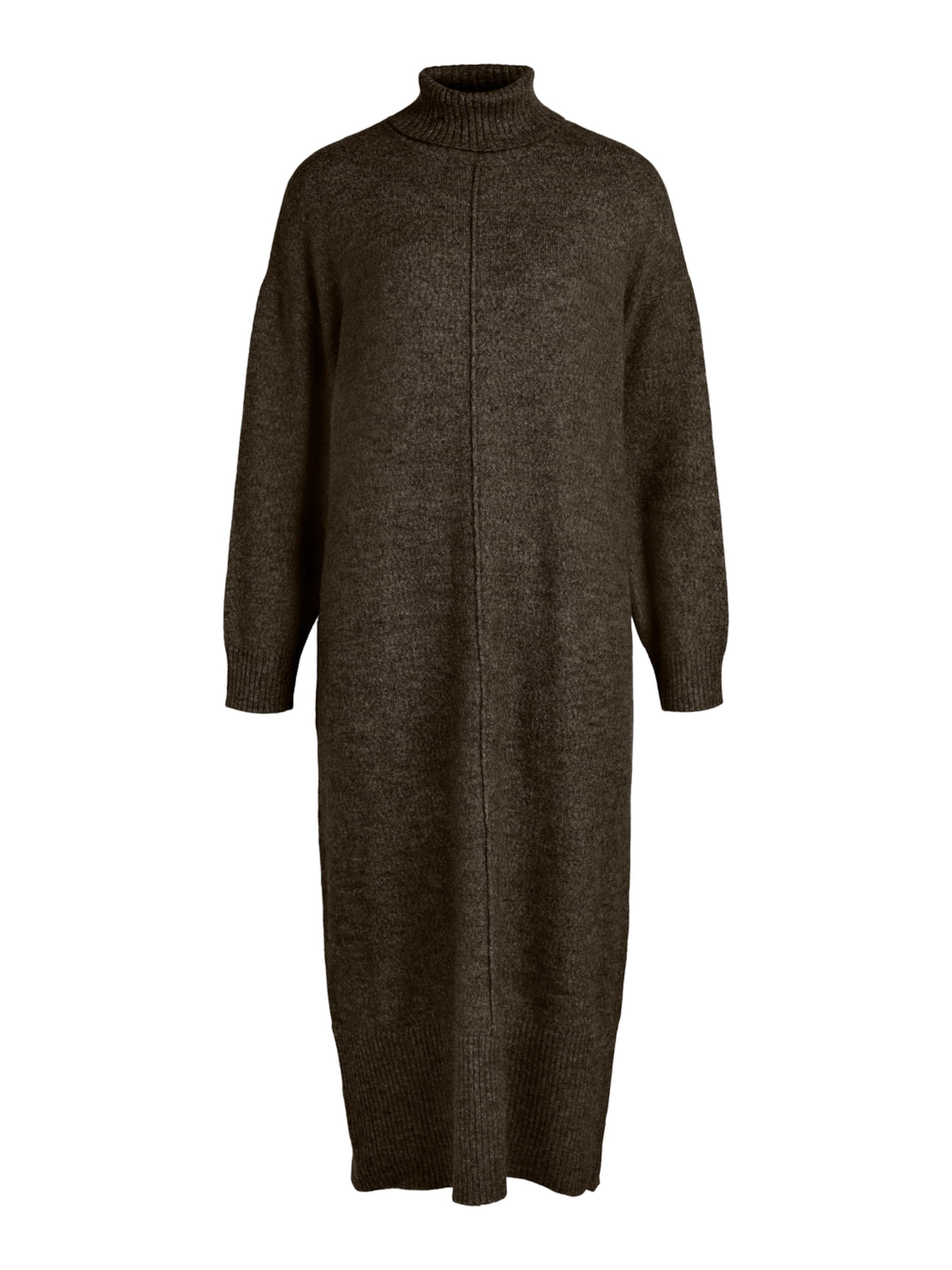 OBJECT Πλεκτό φόρεμα 'Abbie' σε καφέ: μπροστά