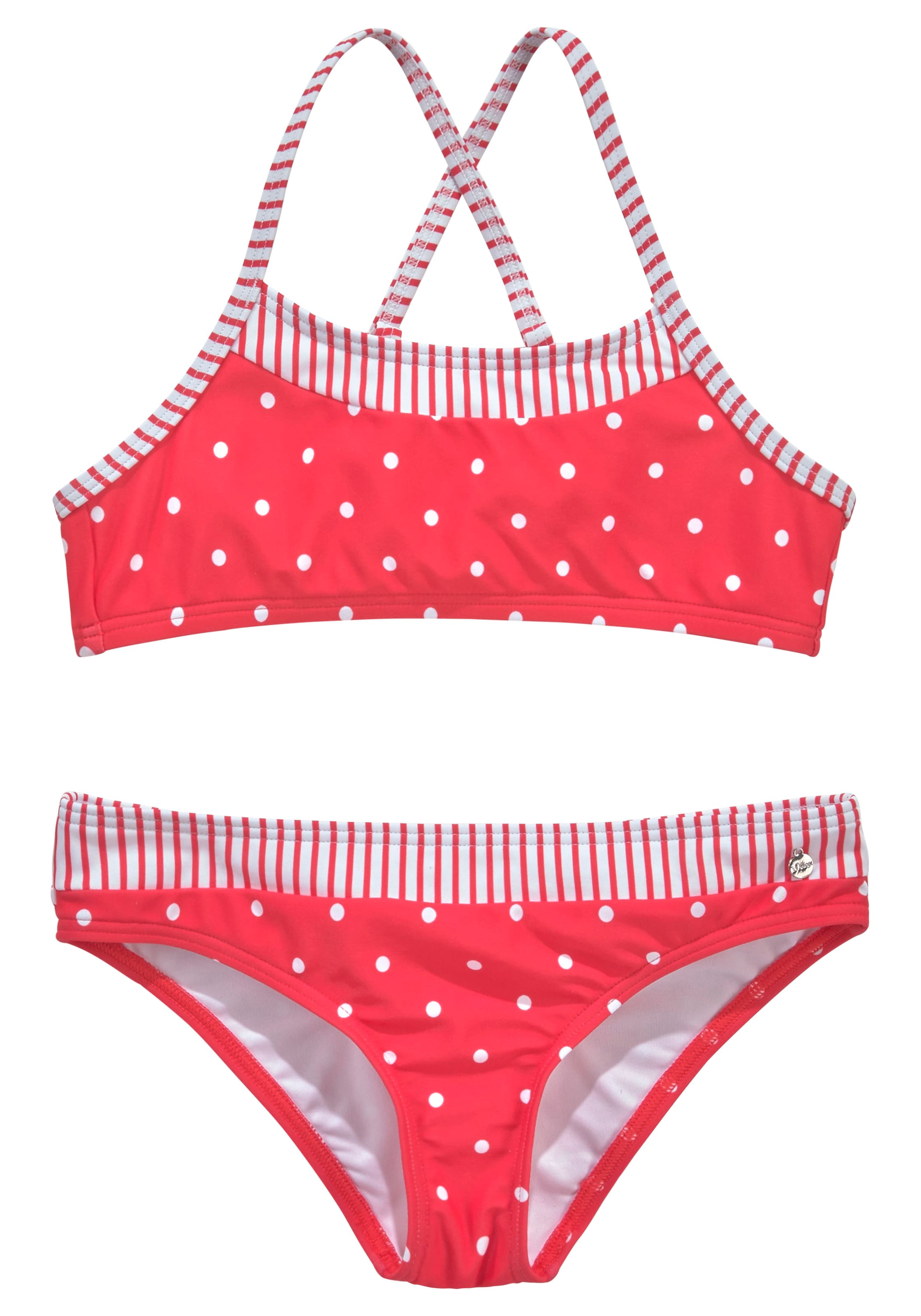 Bustino Bikini di s.Oliver in rosso: frontale
