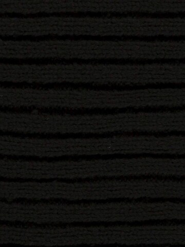 Passigatti Wrap 'Wolliger Strickschal gerippt' in Black