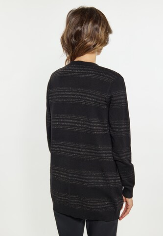 usha BLACK LABEL Knit Cardigan in Black