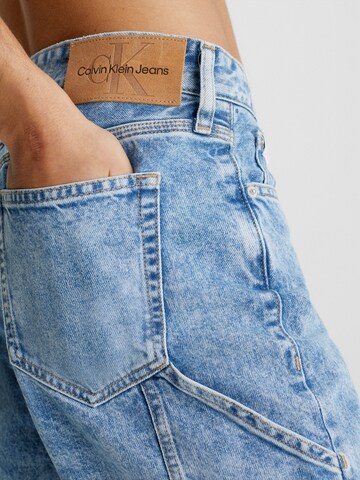 Largi Pantaloni de la Calvin Klein Jeans pe albastru