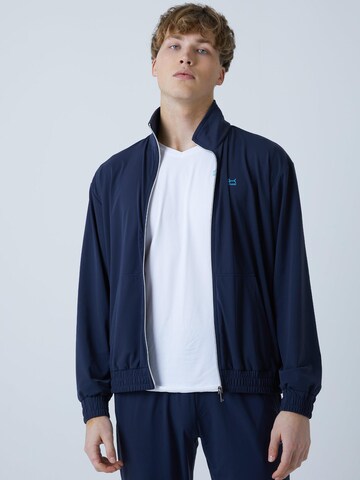 SPORTKIND Athletic Jacket 'Court' in Blue: front