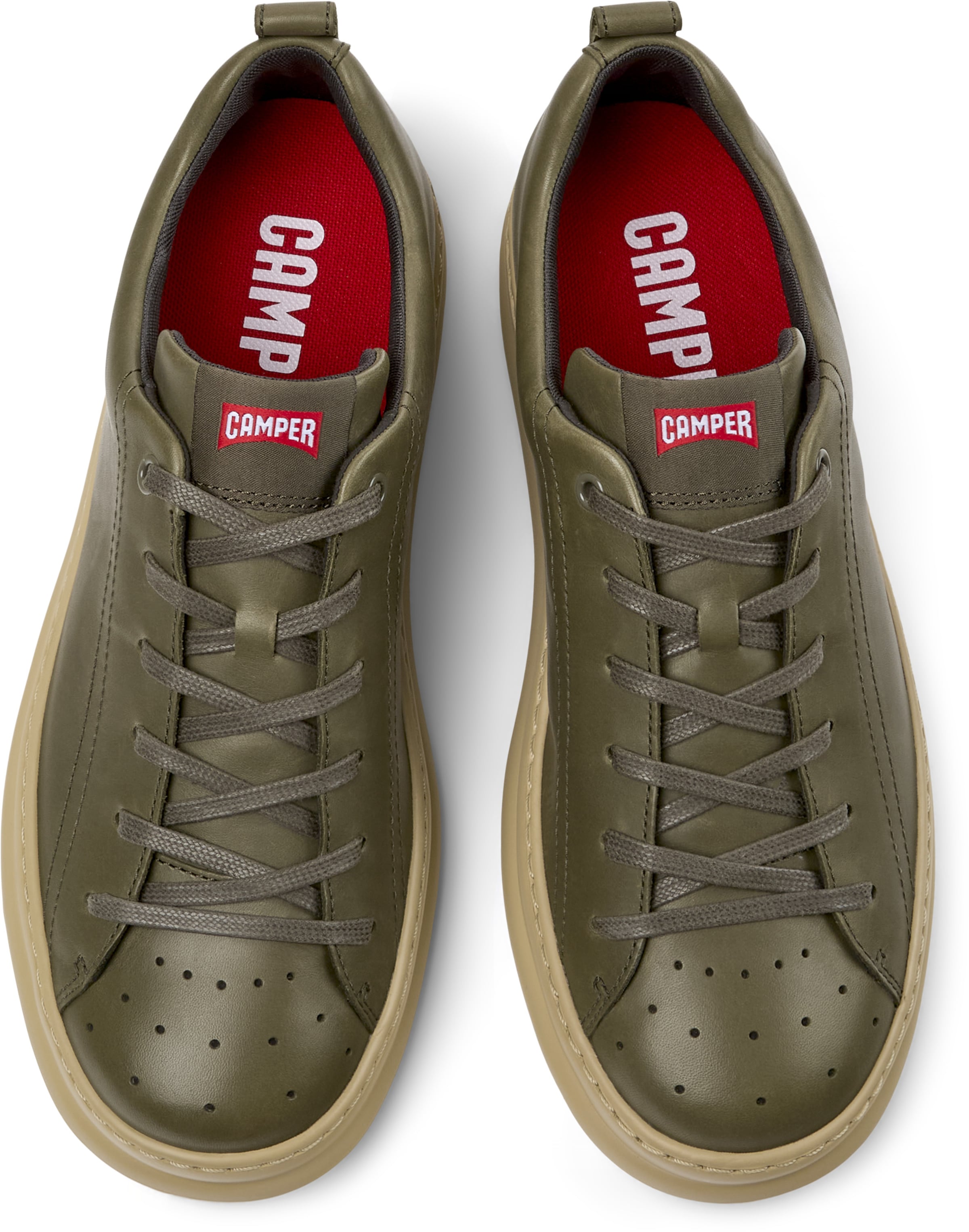 CAMPER Platform trainers 'Runner Four' in Green