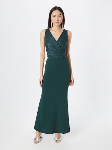 WAL G. Evening Dress 'BONNIE' in Green: front