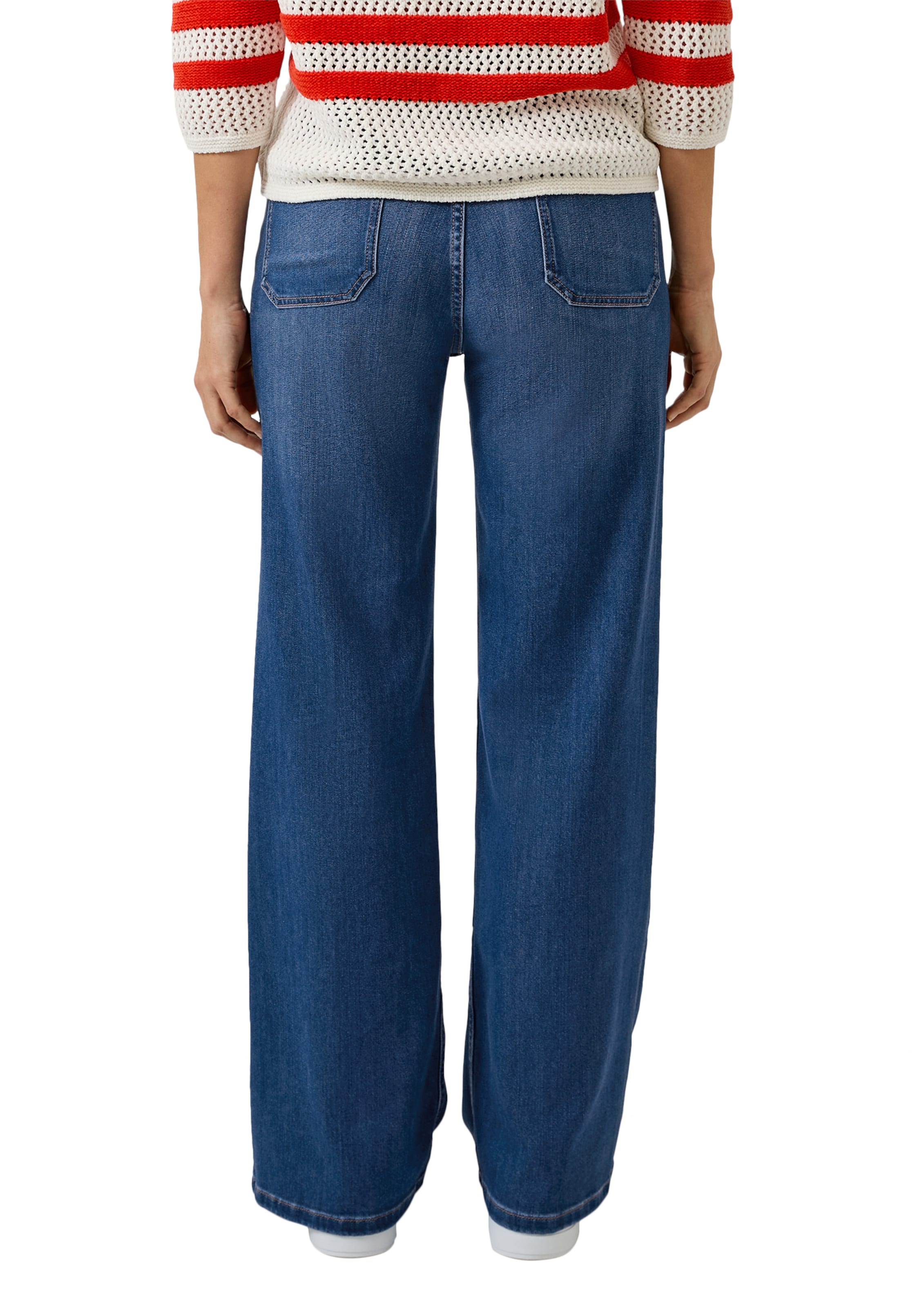 s.Oliver Широкий Джинсы 'Suri' в Синий