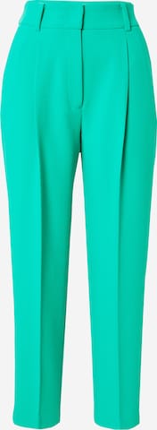 2NDDAY Regular Pleat-Front Pants 'Anton' in Green: front