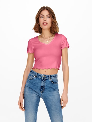 ONLY T-shirt 'KIKA' i rosa