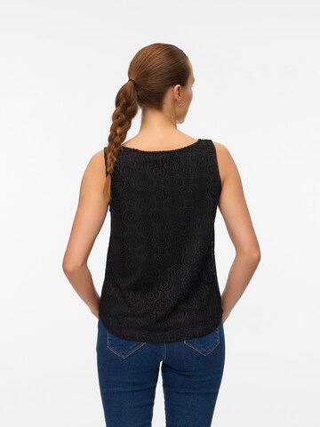 VERO MODA Gebreide top 'VMMAYA' in Zwart