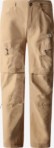 THE NORTH FACE Regular Outdoor Pants 'Exploration' in Beige: front