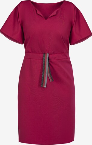 Robe 'RENIA' Karko en rose : devant