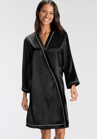 Robe de chambre BRUNO BANANI en noir : devant