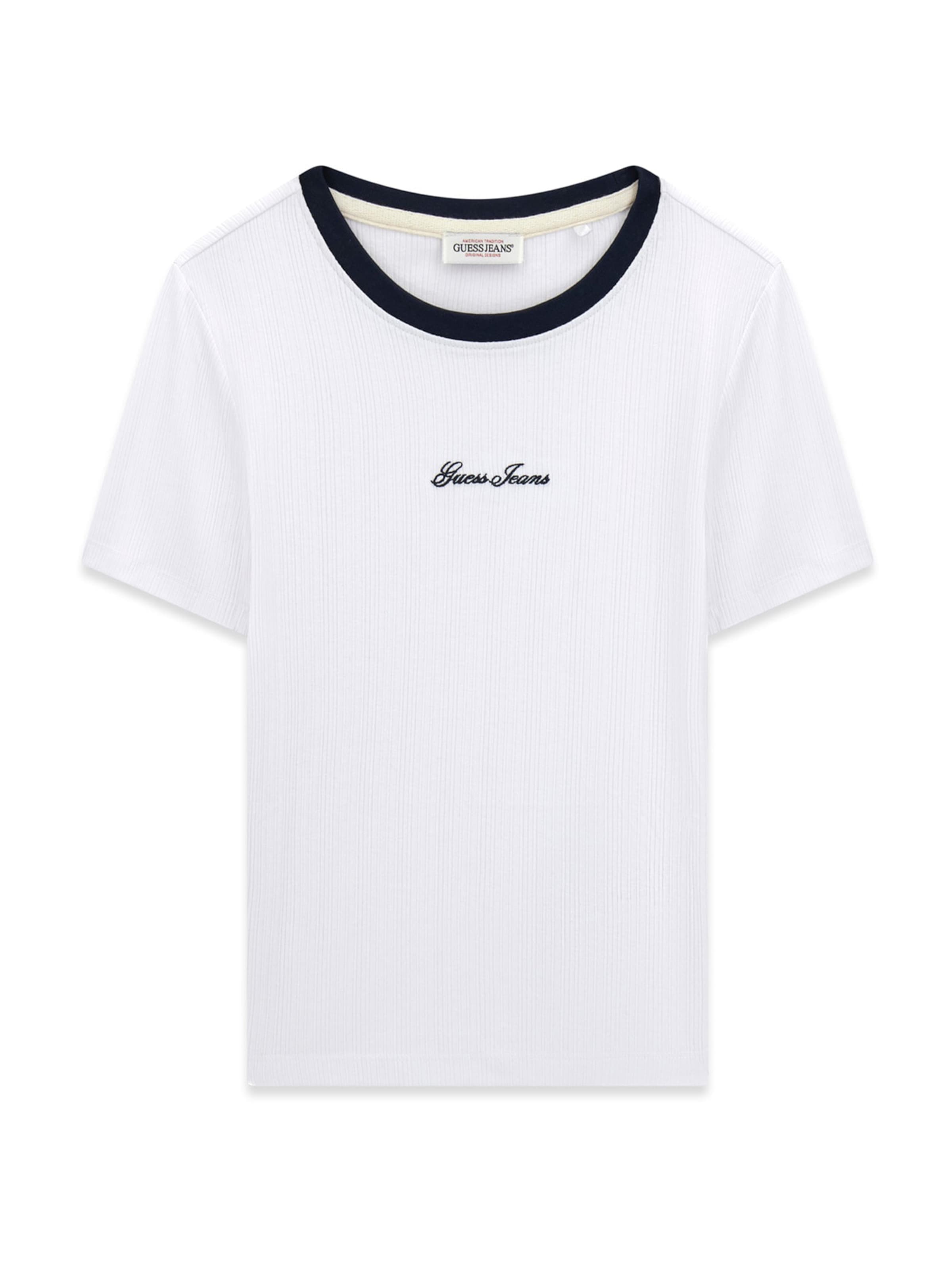 Maglietta di GUESS JEANS in bianco: frontale