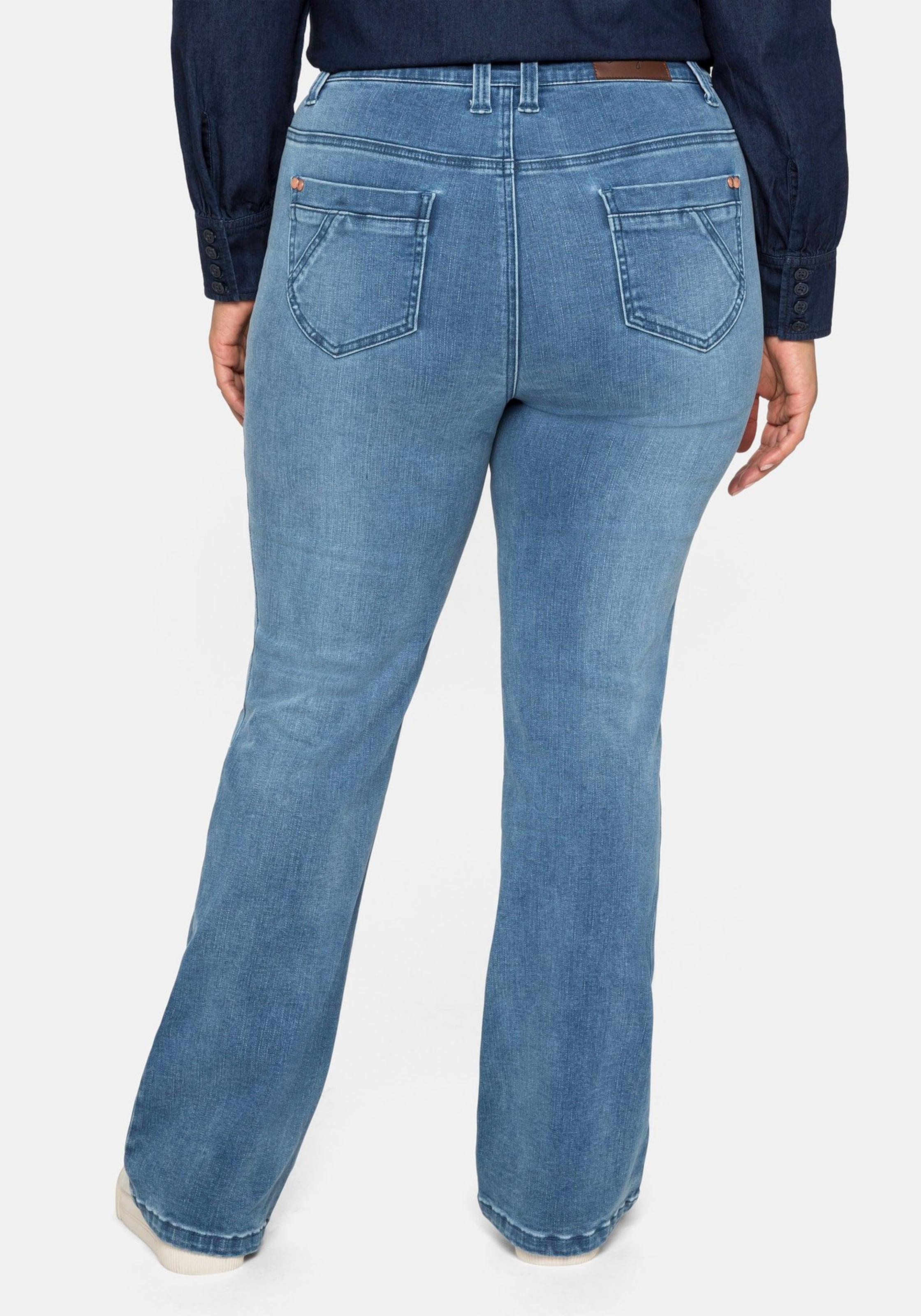 Frauen Jeans SHEEGO Jeans in Blau - QW64481