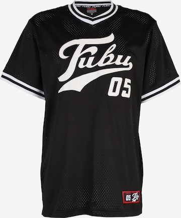 juoda FUBU Marškinėliai 'FBMQ12112BLK': priekis