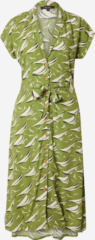 King Louie Shirt Dress 'Irene' in Green: front