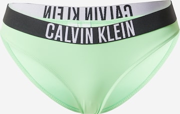 Pantaloncini per bikini di Calvin Klein Swimwear in verde: frontale